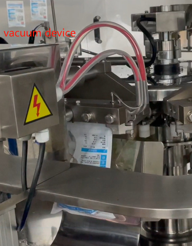 Poids de emballage 200g~1500g de cible de système d'atelier glacial de crevette de machine à emballer de peseur de solides solubles 304