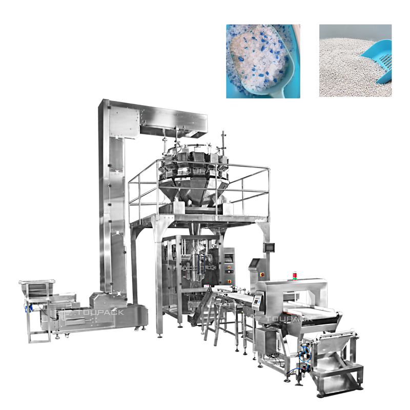 Machine à emballer sèche automatique de Cat Dog Pet Food Bag Crystal Cat Litter Pouch Packing