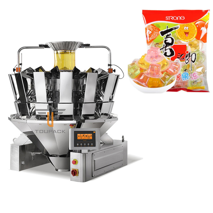 380V machine d'emballage de sac en sac multi-fonction debout gel gel de gel multi-tête poidsuse remplissage de sachet