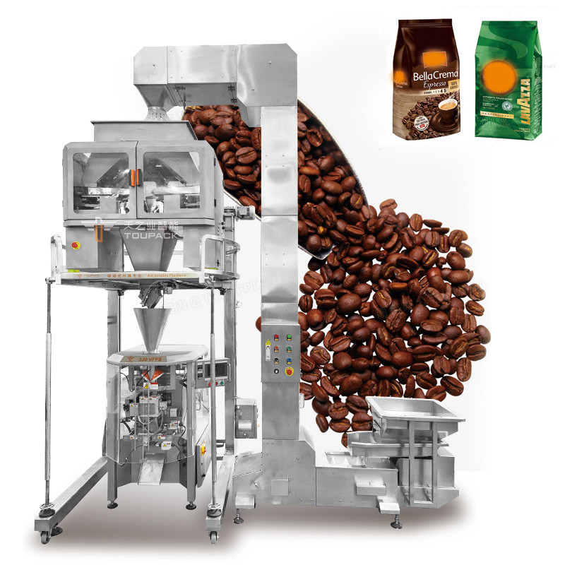 Machine automatique d'emballage de granulés machine de remplissage de packs de poupées de café grains de café bonbons bonbons graines de céréales sac préfabriqué