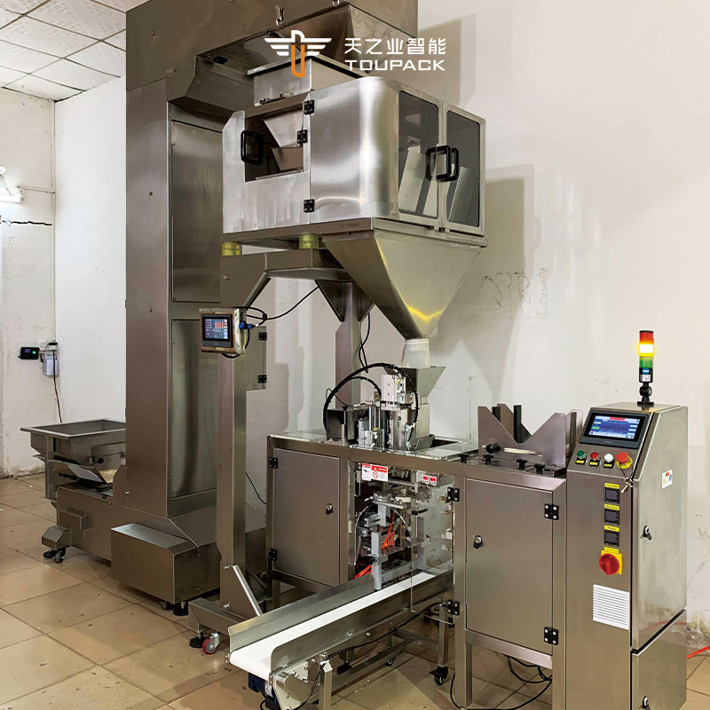 Machine automatique d'emballage de granulés machine de remplissage de packs de poupées de café grains de café bonbons bonbons graines de céréales sac préfabriqué