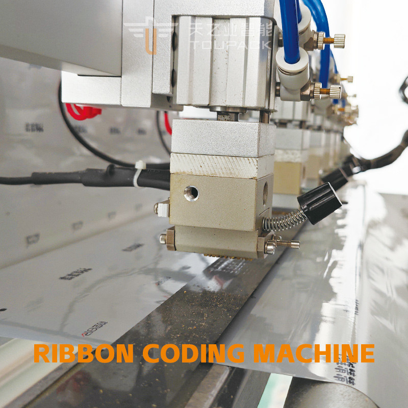 Machine d'emballage automatique à deux lignes de sachets à bâton de poudre à plusieurs voies
