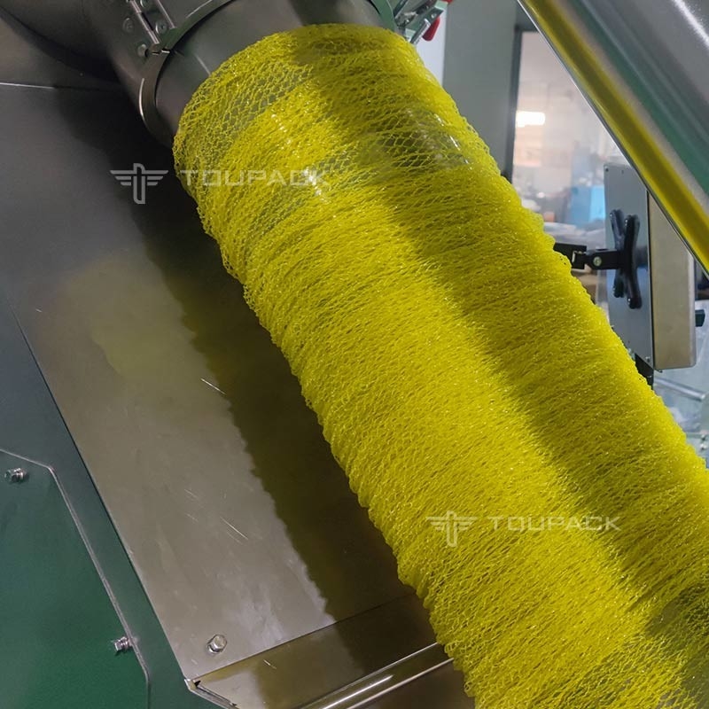 Légère complète automatique combi Wigher avec nette machine de découpage du maillage de citron sac d'emballage d'équipement