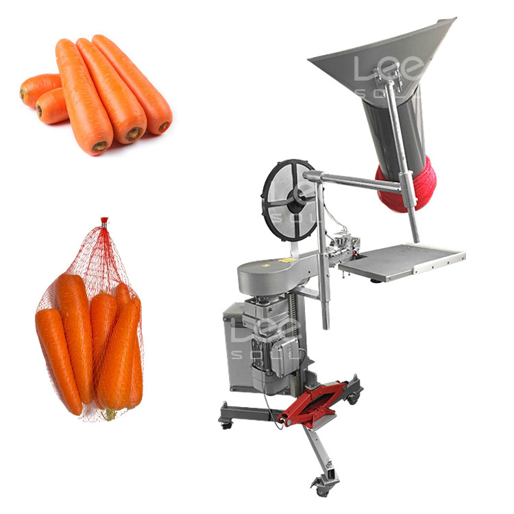 Machine à emballer des sacs semi-automatiques à carottes à l'ail à l'oignon au gingembre