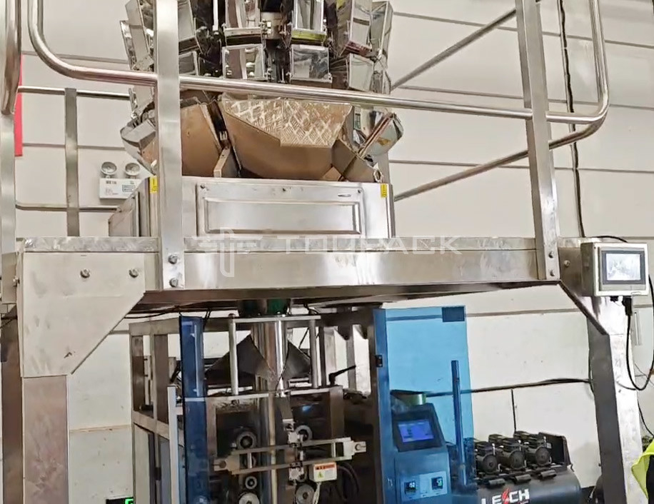 OEM machine à peser automatique Pouch Bean Sprout Coriandre Pommes de terre Ail Bébé Moutarde emballage machine