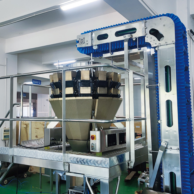 Machine automatique d'emballage de viande de bœuf, de viande de porc, de volaille, de saucisses, d'aliments collants, avec masseuse multi-tête