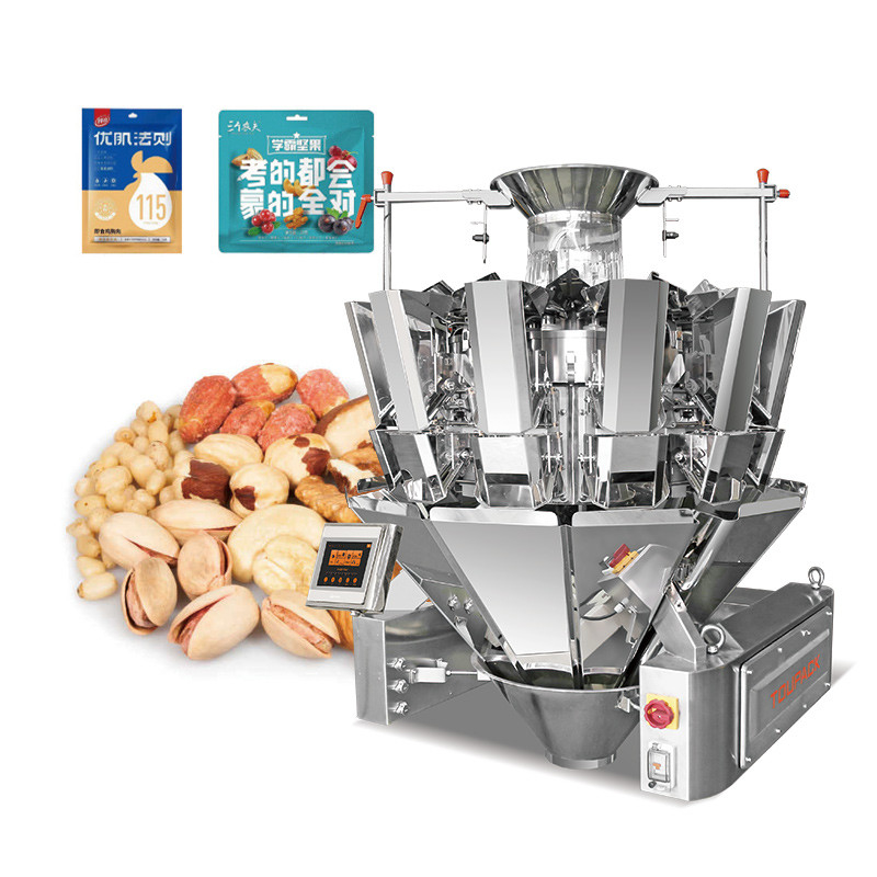 Automatique Grains de grains de café Granule Stand Up Pouch Sac préfabriqué Doypack remplissage multi-tête machine de pesage d'emballage