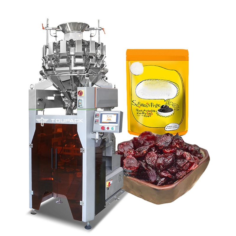 Machine automatique de pesage à grande vitesse à 120 BPM pour emballage de prunes séchées Fruits légumes séchés