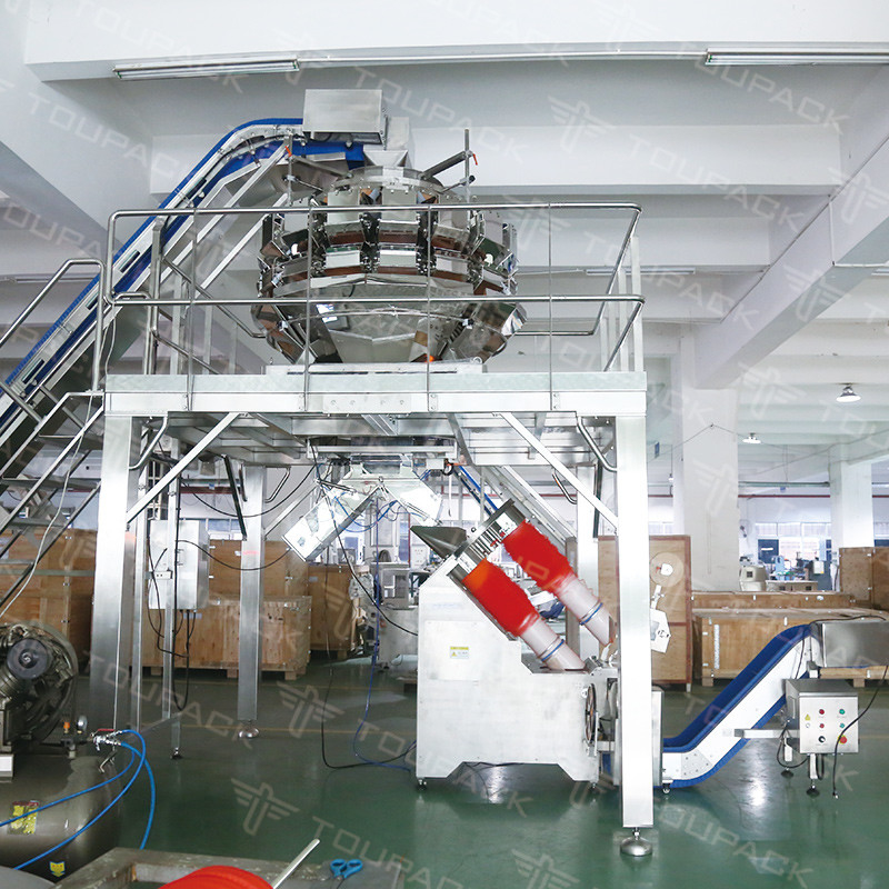 Machine d'emballage de sacs en maille Sacs en maille d'oignon Machine de découpage Fruits et légumes Machine d'emballage en maille