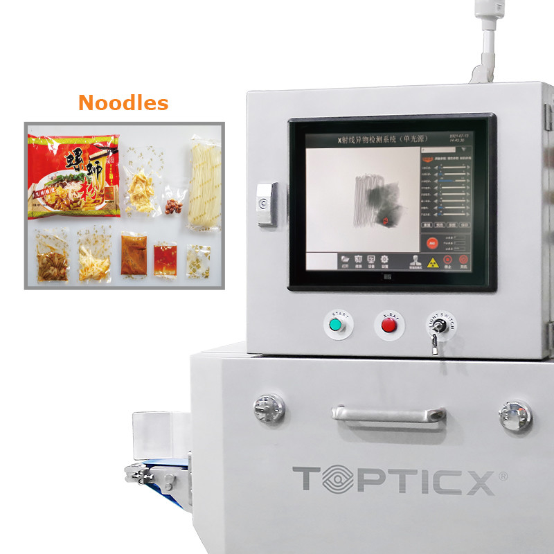 Détecteur de métaux de haute sensibilité pour la sécurité alimentaire Pour les produits en boîte de métal avec récepteurs Scanner alimentaire à rayons X