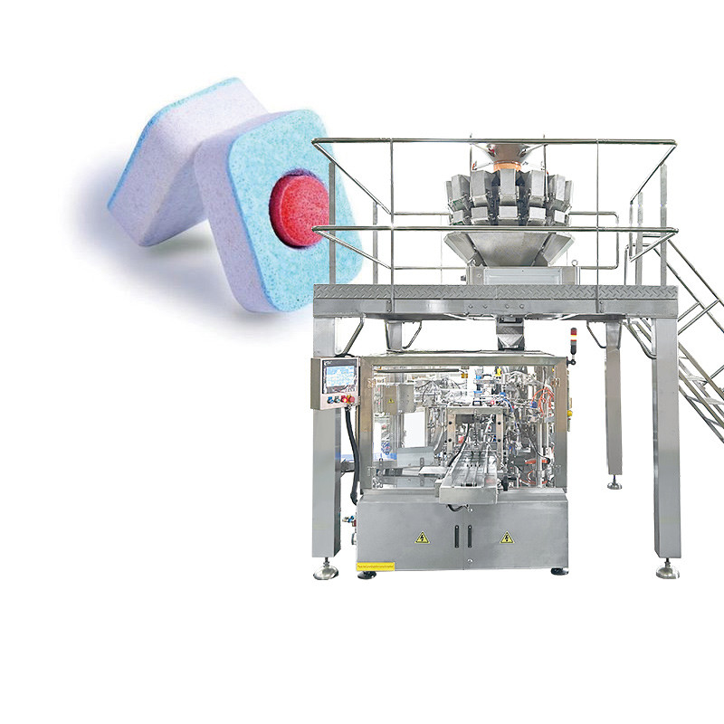 Machine à laver les vaisseaux à grande vitesse automatique Tablettes de détergent poubelles Poche machine à emballer machine à laver les vaisseaux poudre de gel poubelles machine à emballer des sacs