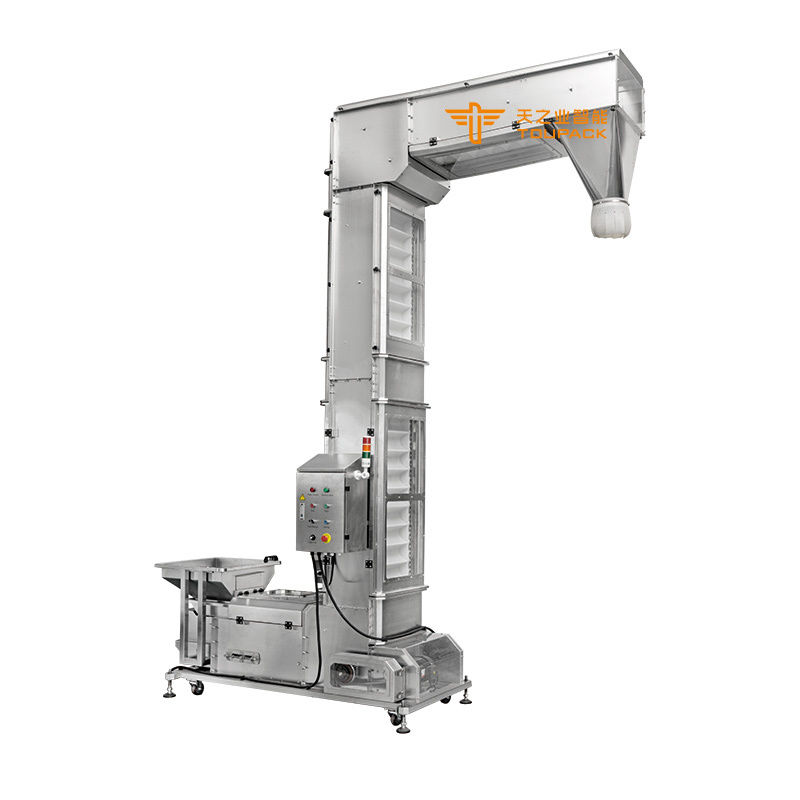 Convoyeurs à godets de type Z élévateur vertical de qualité alimentaire à haute capacité pour sucre/céréales