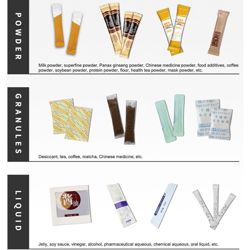 Machine d'emballage et de remplissage de ketchup Vffs entièrement automatique, machine d'emballage de sauce tomate en sachet à 4 côtés verticaux multi-pistes