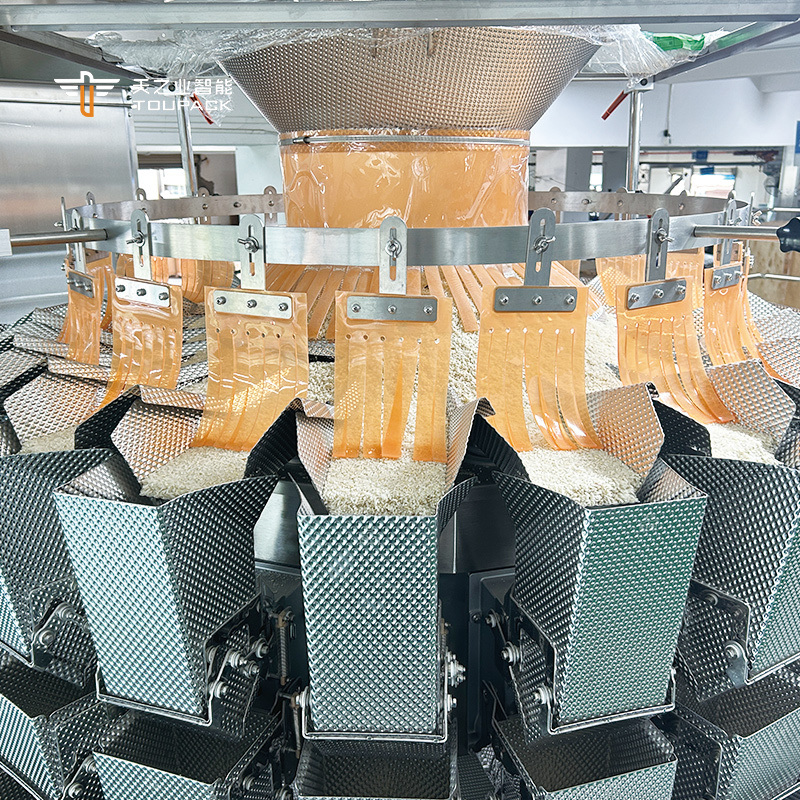 Équipement d'emballage de maïs soufflé Snack sucre biscuits biscuits à café étanchéité de sac en plastique