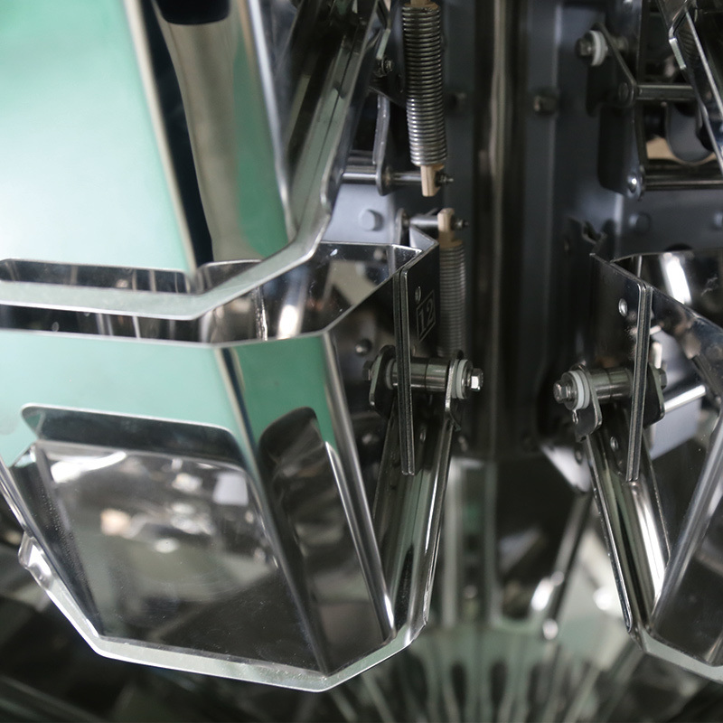 Fully Automatic 14 Heads Multihead Weigher Packing Machine with 220V and 1 Year Warranty for High Speed Granule Filling