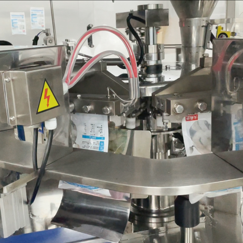 1kg 2kg Poulet Poulet Nuggets ailes de viande Préfabriqué Sacoche multi-tête Pesanteur debout Sacoche rotative remplissage