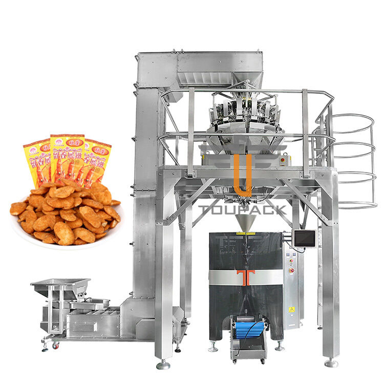 Long Strip Snack Food Weighing Hard Candy Packing Machine Fried Dough Twist Packaging Machine Zipper Bag Pillow Packing Machine
