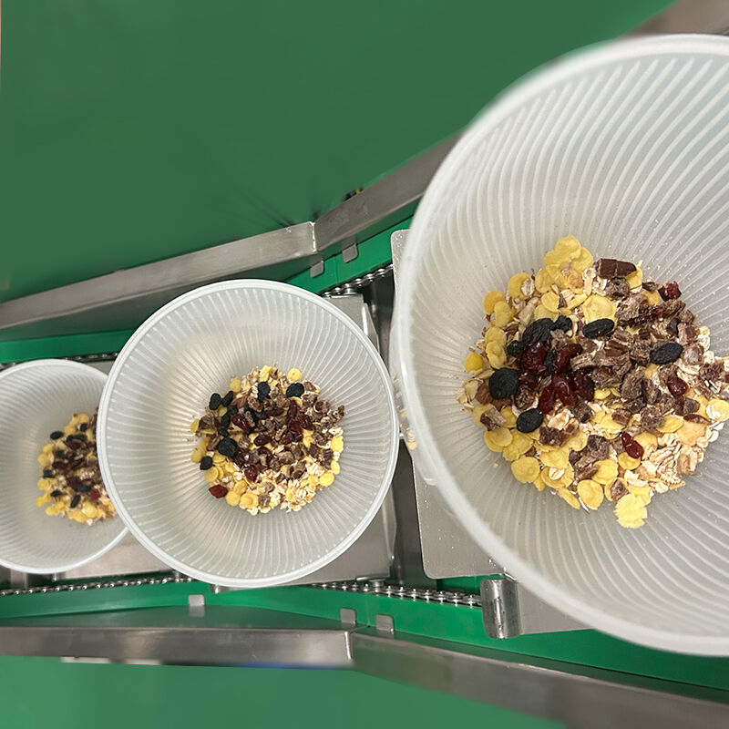 Machine à emballer des aliments pour animaux de compagnie à grande vitesse Balanceuse à têtes multiples pour les emballages de mélange de collations
