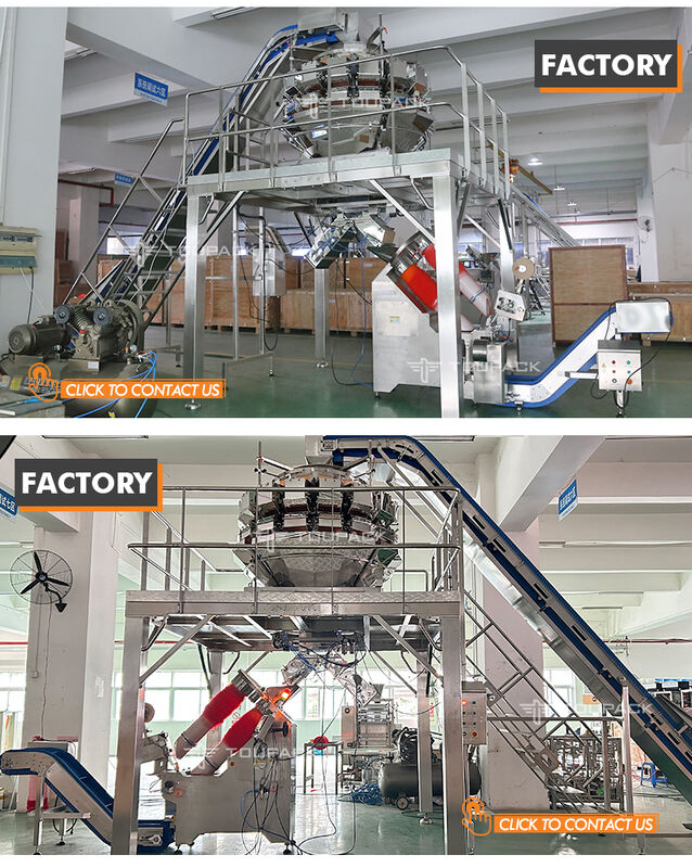 Machine automatique d'emballage de sacs à mailles avec 15 à 30 sacs/min de vitesse et 0,45 à 5 kg de capacité pour l'oignon de pomme de terre