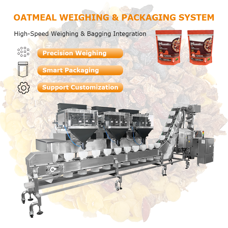 Machine d'emballage automatique à grande vitesse de sachets préfabriqués, chips, pop-corn, biscuits, Doypack, équipement de remplissage et de scellage, emballeur de collations
