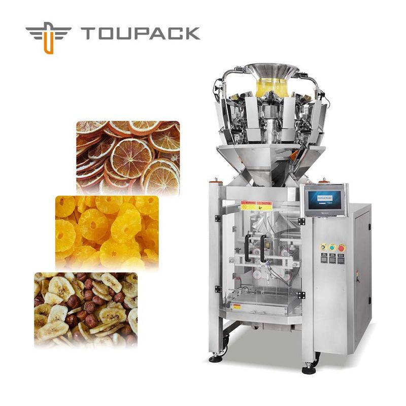 Le fruit sec de citron a préservé la bande de conveyeur ultra-rapide de peseur d'emballage de sac de Premade de vide rotatoire tête multi de fruit