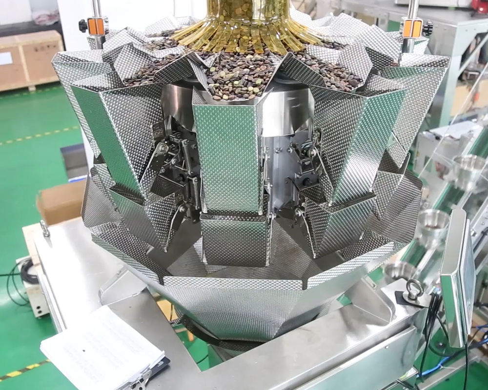 10 machine linéaire de peseur des trémies 0.5L 1.2L pour Mesh Material Like Salt Sugar minuscule
