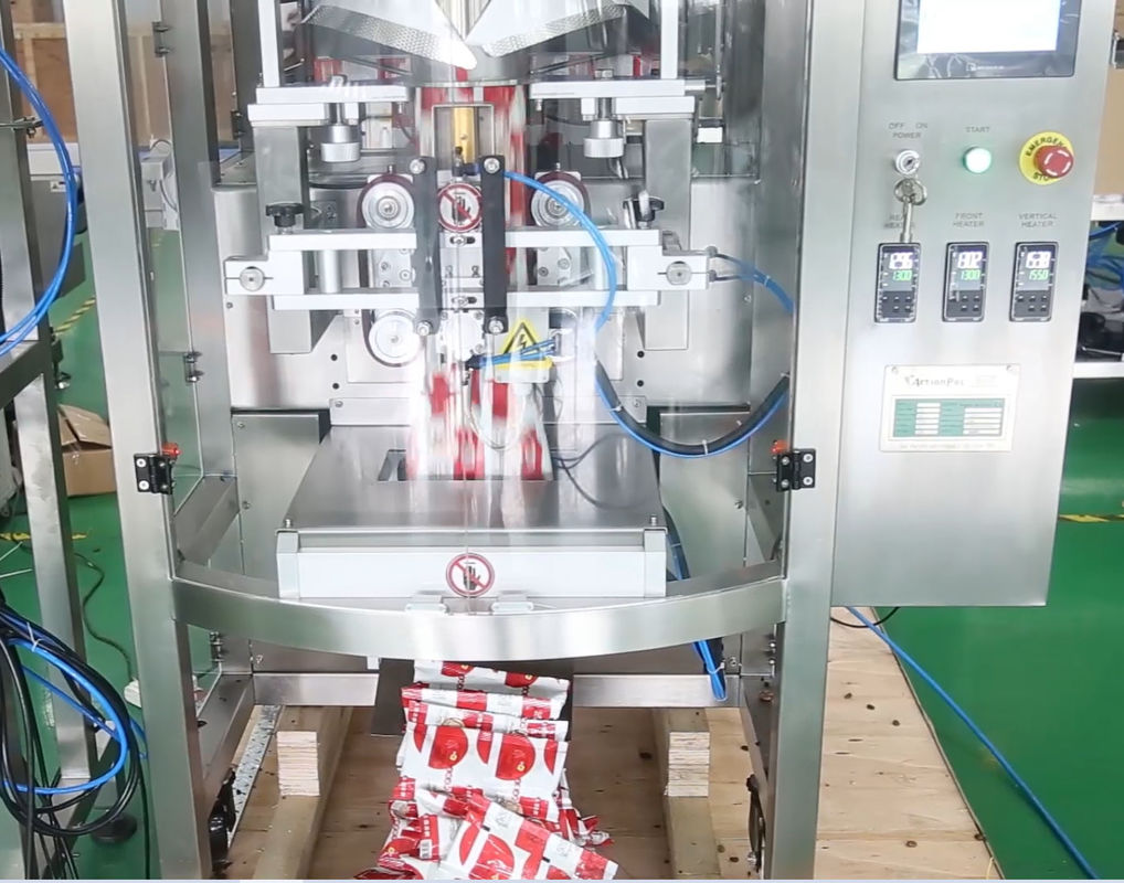 14 type ascenseur de cuvette de machine de conditionnement du peseur VFFS de Mutihead pour le chocolat Bean Frozen Fruits