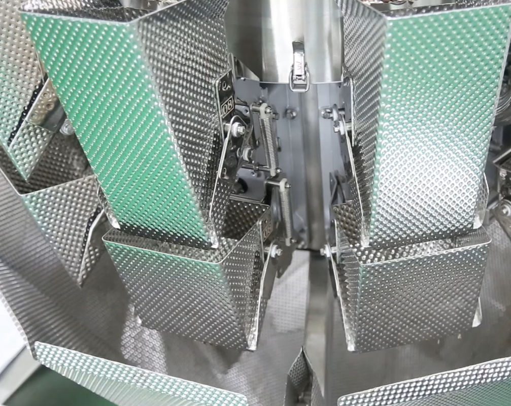 14 type ascenseur de cuvette de machine de conditionnement du peseur VFFS de Mutihead pour le chocolat Bean Frozen Fruits
