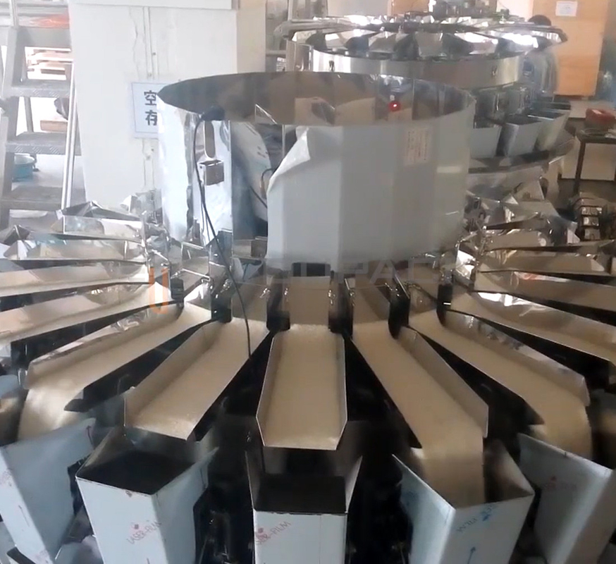 130 peseur principal du SUS 304 de machine d'emballage alimentaire de casse-croûte de WPM 20 2,5 L