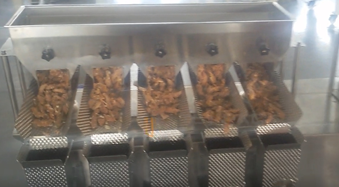 Peseur principal multi de contrôle de MCU pour la viande cuite remplissant sac/minute des aliments de préparation rapide 50