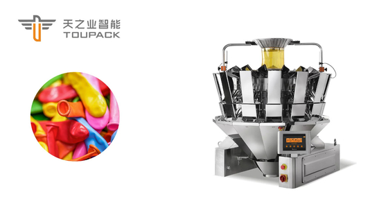 50 morceaux automatiques de grande précision de ballon de 15pieces 5pieces pesant le peseur de Multihead comptant la machine de conditionnement