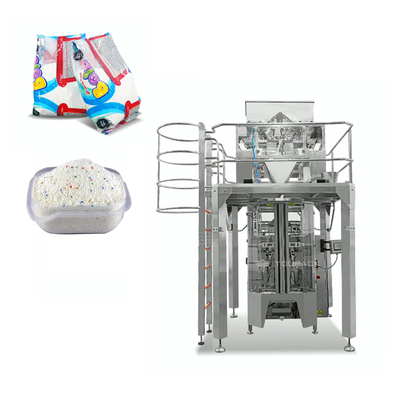 Sac vertical automatique pesant 4 10L la machine à emballer linéaire principale de poudre à laver du peseur 4kg