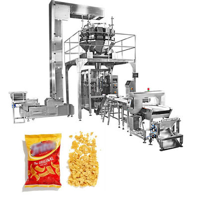 La bouteille de catégorie comestible peut cogner les casse-croûte automatiques de maïs éclaté remplissant machine à emballer