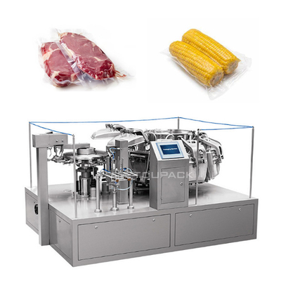Remplissage rotatoire automatique du vide SS304 et équipement de emballage de alimentation de machine à emballer