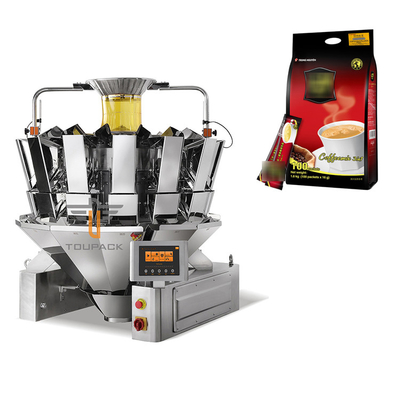 Support automatique de Premade vers le haut de la poudre de café de machine à emballer de Doypack de sac pesant le sac dans l'échelle de combinaison de sac