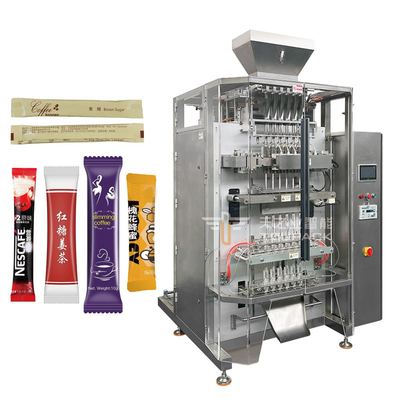 Machine d'emballage à plusieurs voies de poudre de café, de sucre, de miel et de sachets à grande vitesse