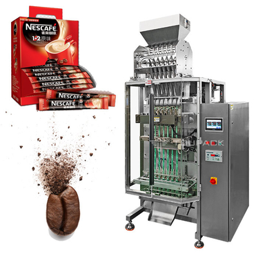 Machine d'emballage de poudre de café à plusieurs voies