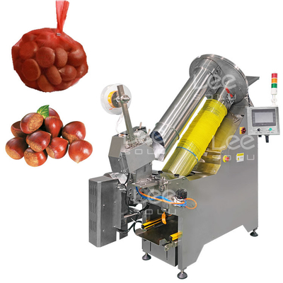 Machine d'emballage de fruits et légumes de 5 kg Castanea Mollissima Méchette automatique Sac de filet de poids Compte de filet de coupe