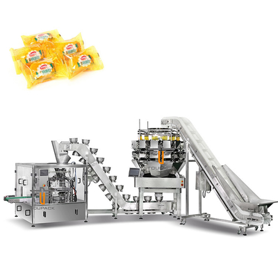 Machine d'emballage secondaire à plaque en cavité verticale multi-tête pesanteur de pain en sac
