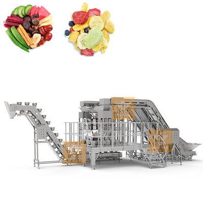 Système de mélange et de pesage des fruits surgelés 20 têtes 24 têtes 32 têtes plus lourd