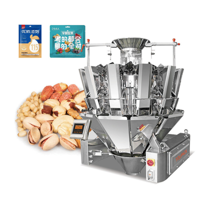 Automatique Grains de grains de café Granule Stand Up Pouch Sac préfabriqué Doypack remplissage multi-tête machine de pesage d'emballage
