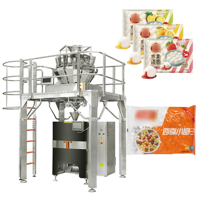 Machine d'emballage de légumes et de salades vertes fraîches Vffs Machine à emballer à plusieurs poids Machine d'emballage de boulettes de viande