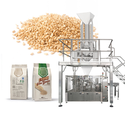Machine de remplissage automatique de granulés de grains 1 kg 2 kg 5 kg Machine de conditionnement linéaire à pesée
