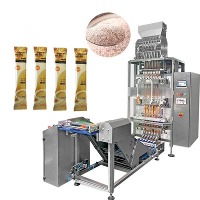 6 voies 4 voies machine à emballer des sachets de lait en poudre de café et de thé