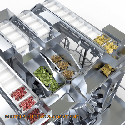 Machine à conserver des noix mixtes en acier inoxydable avec commande PLC