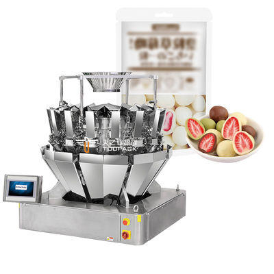 Machine d'emballage pour sachets stand-up de snacks personnalisés aux noix, céréales, bonbons, biscuits, cacahuètes, chips de pommes de terre, graines et cookies