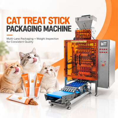 Cat Treat Stick Packaging Machine | Multi-Lane Solution