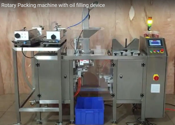 automobile de 0.5L 60WPM pesant la machine remplissante et de scellage, machine d'emballage de sac