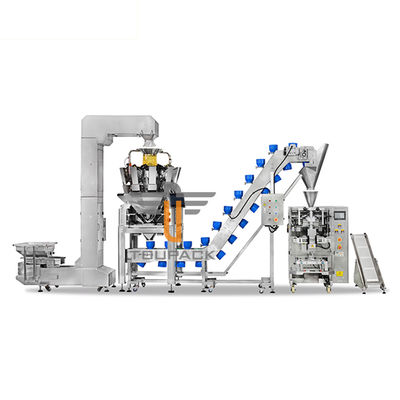 Transport et pondération et système complètement automatiques de cachetage de sac pour le fabricant de produits alimentaires de casse-croûte. Cadre de la machine SUS304