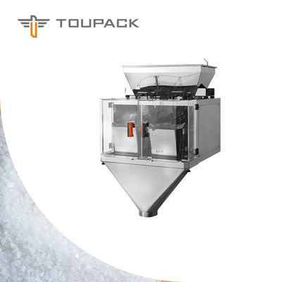 Double machine de conditionnement granulaire de la tête 0.8L 304SUS pour l'assaisonnement de riz